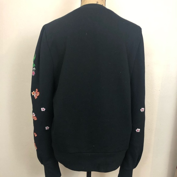 Zara Embroidered Floral Sweater - Picture 4 of 5